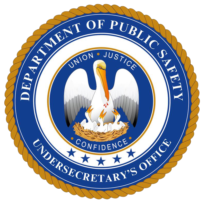 A seal depicting the Louisiana Department of Public Safety's Undersecretary's Office